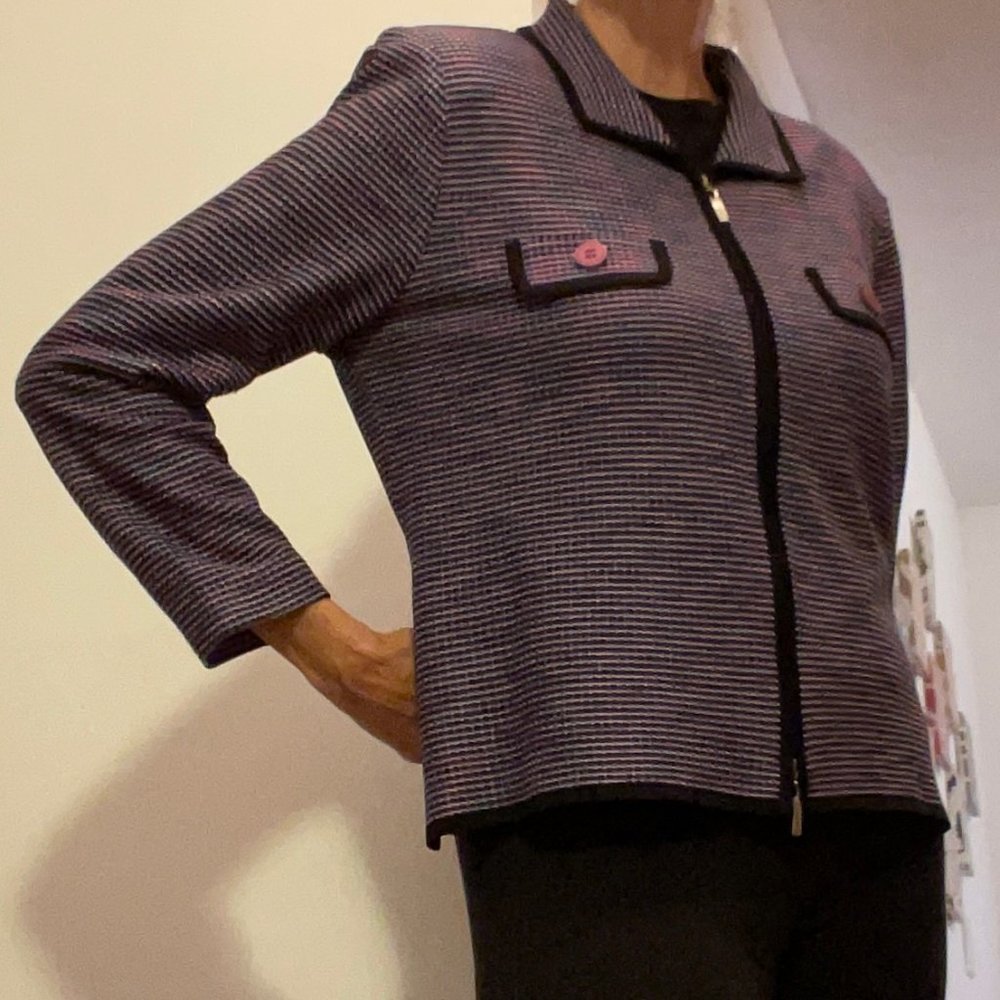 Misook Medium  Blazer - Purple